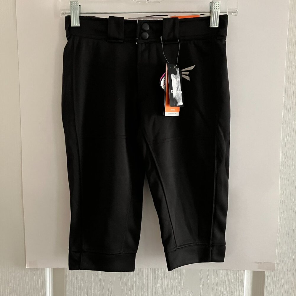 Easton Mako Softball Sliding Shorts - Black- Girls- Youth- Large New With Tags